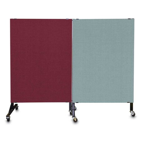 United Visual Products Enclosed Corkboard, 1 Door, 72"x48", 4" Fra UV3426-WHITE-DRKSPR